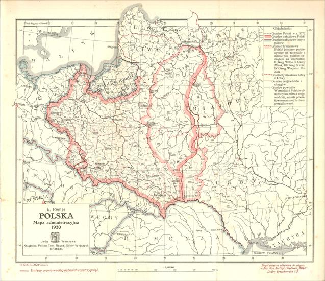 STARE mapy Polski - 1920 mapa polski.jpg