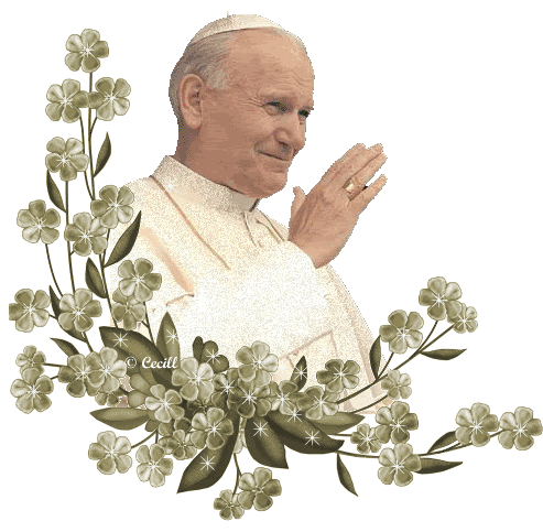 gify-Karol Wojtylla - religijne Papiez Jan PawelII.gif