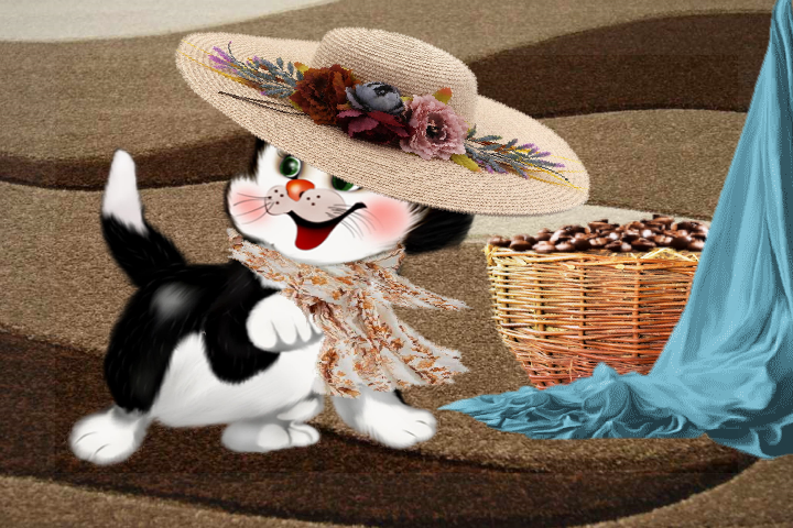 Tapety - Kot w kapeluszu  - seria - Tapeta  - 5.png